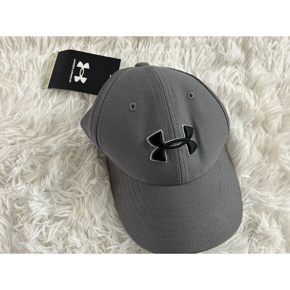 New Under Armour Boy’s Gray Adjustable Hat - Picture 1 of 2